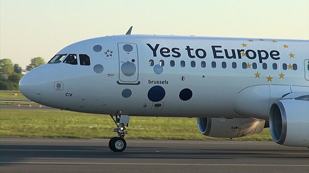 Ano Evrop, letadla propaguj evropsk volby