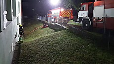 �V obci Kladky do�lo po prudkém de�ti k zatopení prostor místní �kolní...