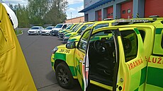 Osm nových voz pro poteby záchranky vylo na bezmála 13 milion korun. (9....