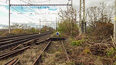 Dnes �turcová kolej, v minulosti vle�ka do Terezína. GPS:50.4935042N,...