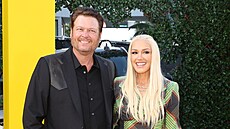 Blake Shelton a Gwen Stefani na premiéře filmu Kaskadér v Los Angeles (30....