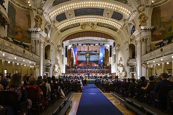 Ze zahajovacího koncertu Praského jara 2024 ve Smetanov síni Obecního domu
