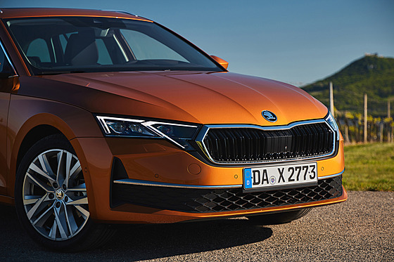 Faceliftovaná koda Octavia tvrté generace