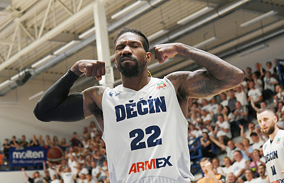 Armex Dín  - Sluneta Ústí, 6. semifinále play off basketbalové ligy.  AJ...
