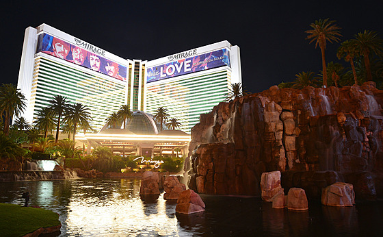 Hotel The Mirage v Las Vegas. (16. kvtna 2024)