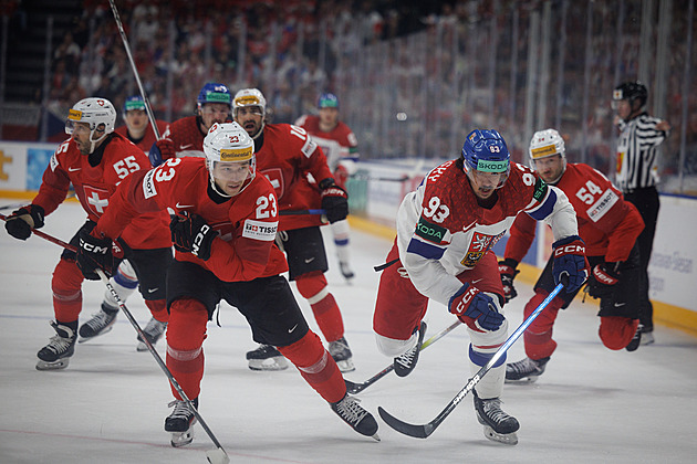 Finále mistrovství světa v hokeji: Česko - Švýcarsko, v neděli od 20.20