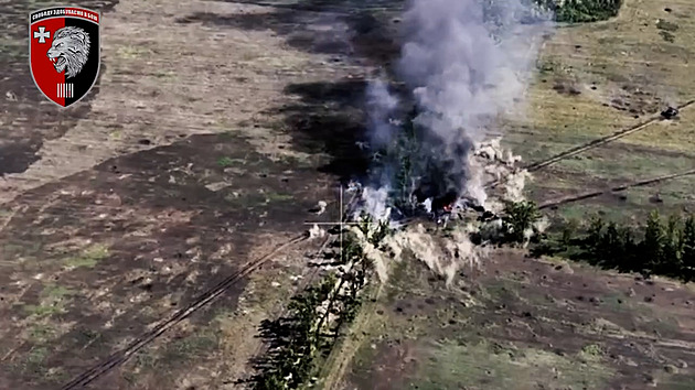 VIDEO: Ukrajina zničila naráz deset ruských strojů, zaplatila životy vojáků
