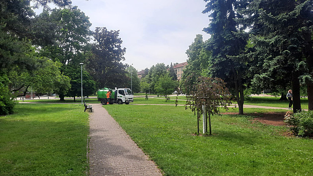 Arboretum na pardubickém sídliti Dukla.