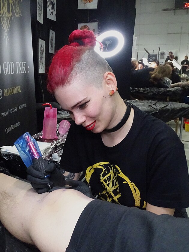 24. roník mezinárodní Tattoo Convention Prague 2024 v Malé sportovní hale v...