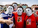 V Praze zaalo mistrovství svta v ledním hokeji, fanouci se ped praskou O2...