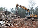 Demolice objekt� po arm�d� v b�val�m vojensk�m prostoru Ralsko