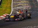 NA NRBURGRINGU. V roce 2023 se Sebastian Vettel se svou RB7 projel po...