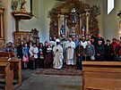 Poutn� m�i v kostele ve Velk� �p� celebroval pape�sk� nuncius Jude Thaddeus...