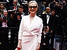 Hereka Meryl Streepová na zahájení filmového festivalu v Cannes...
