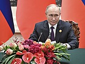 Vladimir Putin v ínském Pekingu na dvoudenní státní návtv (16. kvtna 2024)