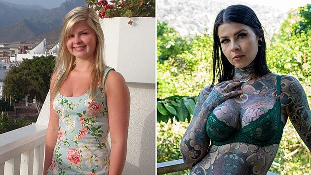 Bethany m� za sebou t�i sta hodin v tetovac�m studiu.
