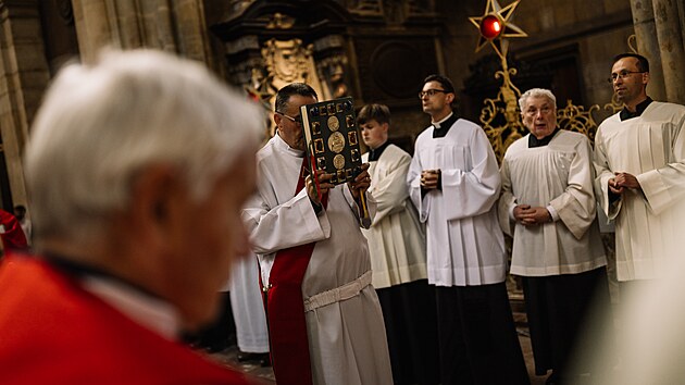Me ve svatovtsk katedrle v rmci Svatojnskch slavnost Navalis (15. kvtna 2024)