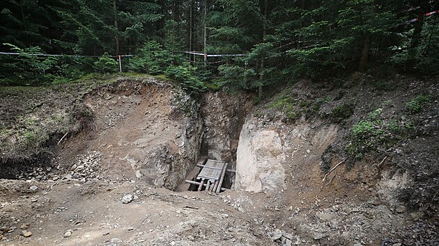 Msto, kde nyn hornci odkrvaj st starho dolu, je velmi zajmav pro archeology. Donedvna toti bylo zachovno v pvodn podob a lo o patrn nejvt a nejdle vyuvan jihlavsk stbrn dl z nejstar fze zdejho dolovn stbra.