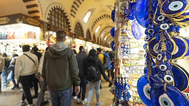 Egyptsk bazar v tureckm Istanbulu (10. nora 2024)