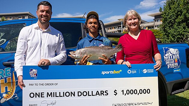 Australan chytil rybu se znakou, vyhrl milion dolar