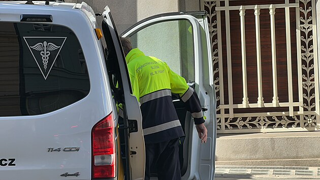 V budov ministerstva prmyslu a obchodu bylo nalezeno tlo mue. Podle policie spchal sebevradu. (15. kvtna 2024)