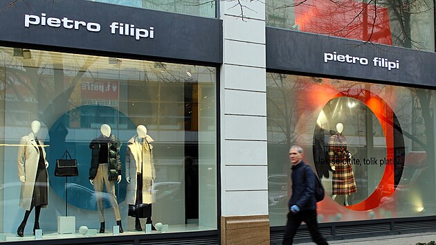 Jeden z pra�ských obchod� zna�ky Pietro Filipi