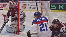 Milo� Kelemen ze Slovenska spadl po souboji s Renarsem Krastenbergsem z...