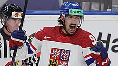 Matj Stránský slaví gól do sít výcar.