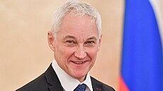 Andrej Belousov se ú�astní zasedání vlády v Moskv�. (28. ledna 2020)
