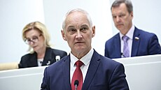 Andrej Belousov, kandidát ruského prezidenta Vladimira Putina na post ministra...