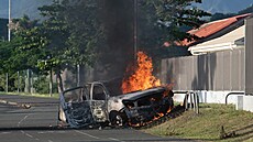 Nepokoje v Nové Kaledonii trvají ji tvrtým dnem. (17. kvtna 2024)