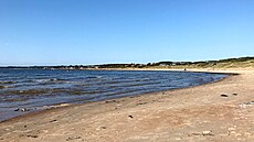 �védská riviéra. A� to na první pohled nevypadá, tuto plá� u Severního mo�e...