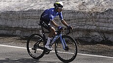 Nairo Quintana b�hem královské 15. etapy Gira.