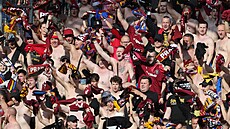 Sparantí fanouci bhem utkání v Mladé Boleslavi