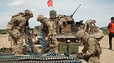 Amerití vojáci na cviení Immediate Response 2024 na Libavé na Olomoucku