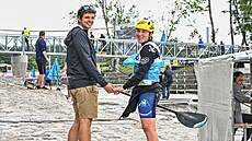 Tereza Fierová se svým partnerem Jakubem Michalem.