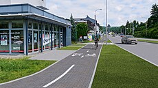 Na ulici K Pasekám poblí� lezecké st�ny Vertikon vznikne nová cyklostezka...
