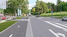 Na zlínské ulici K Pasekám vznikne nová cyklostezka p�edev�ím pro cyklisty ze...