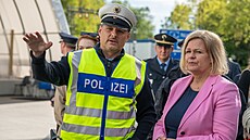 N�mecká ministryn� vnitra za Sociáln�demokratickou stranu (SPD) Nancy Faeserová...