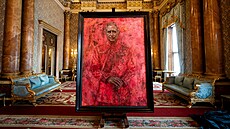 Oficiální portrét britského krále Karla III. namaloval portrétista Jonathan...
