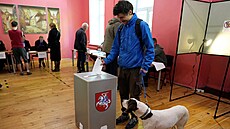 První kolo litevských prezidentských voleb, v nm s náskokem zvítzila...