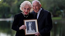 Edith a Lou Bluefeldovi z USA slavili 80 let manelství  v roce 2021.