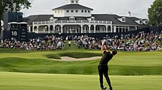 Xander Schauffele b�hem druhé kola turnaje v Louisville,