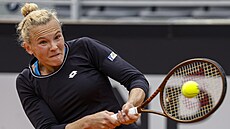 Kate�ina Siniaková na turnaji v �ím�.