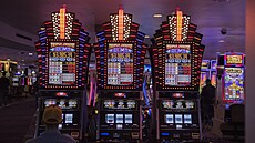 Casino uvnit� hotelu The Mirage v Las Vegas. (16. kv�tna 2024)