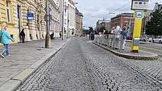 �ást olomoucké t�ídy Svobody �eká kv�li zvln�ní vozovky p�edlá�d�ní.