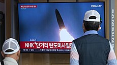 Severní Korea provedla zkou�ku odpalu taktické balistické st�ely do Japonského...