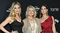 Kate Uptonová, Martha Stewartová a Lily Aldridge na oslav� 60. výro�í magazínu...