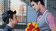 Chris Colfer a Darren Criss v seriálu Glee (2011)