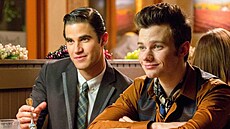 Darren Criss a Chris Colfer v seriálu Glee (2012)
